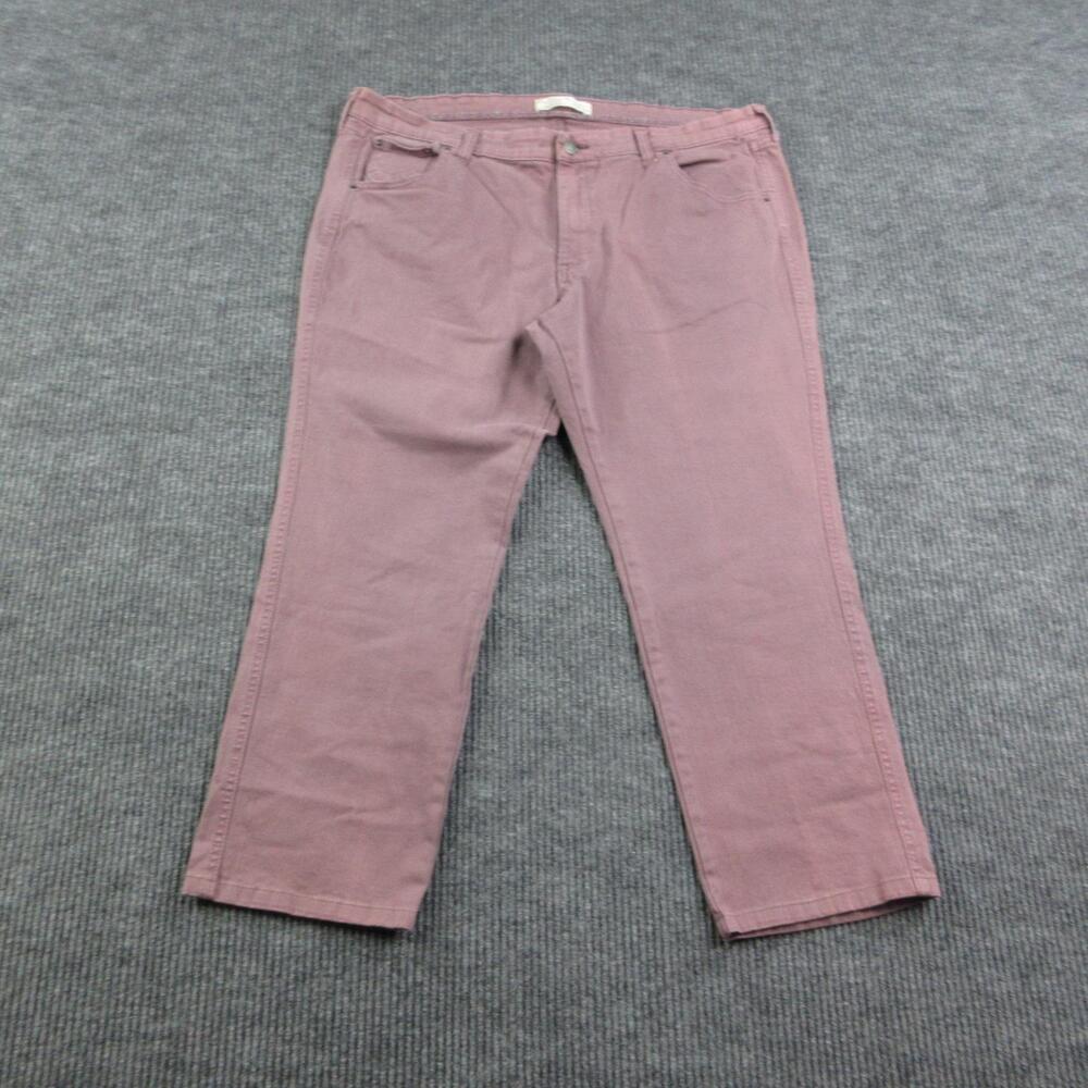 Old Navy Pants Womens 18 Purple Chino Straight Leg Stretch Pockets 38x27*